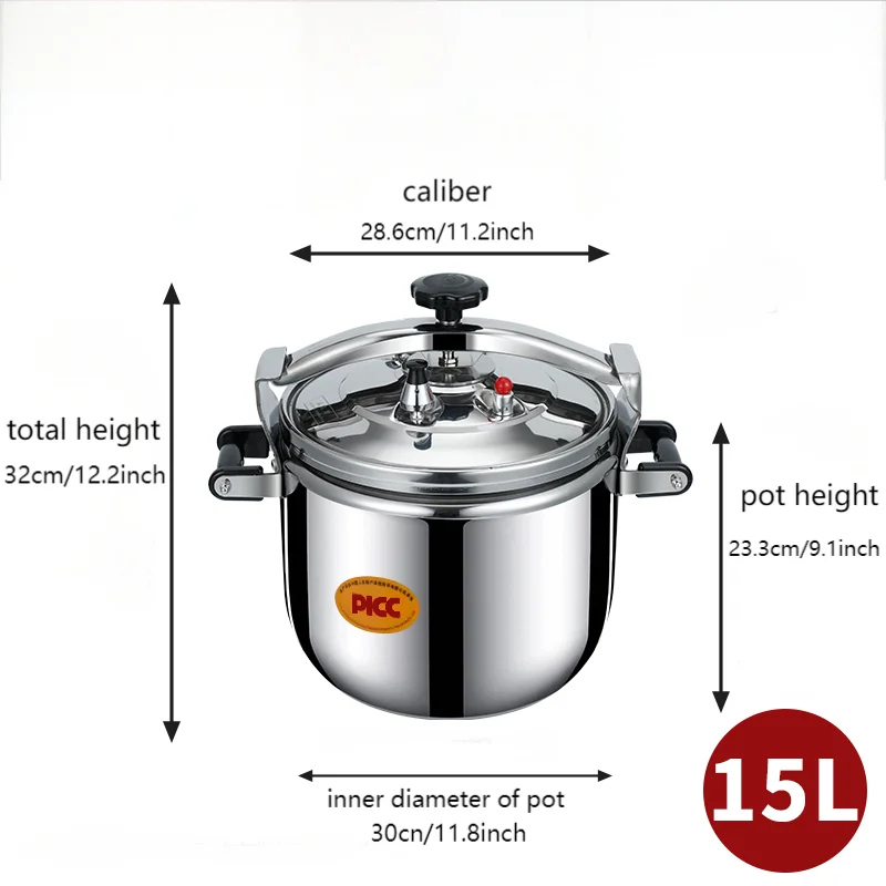 3-In-1 Safety Commercial Pressure Cooker Explosion-Proof Valve &