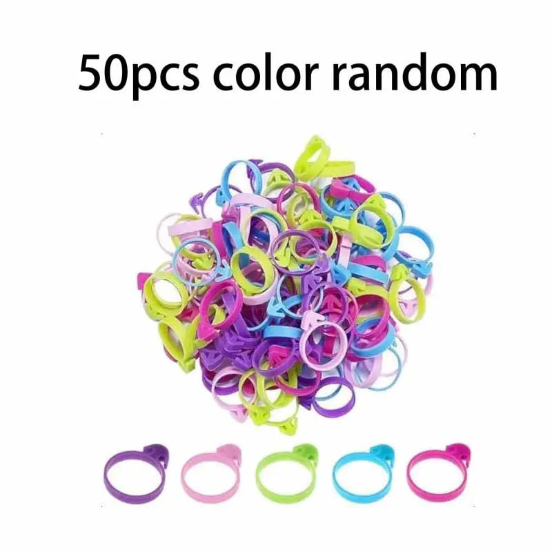 5pcs/10pcs/20pcs/30pcs/50pcs Random Color Icing Piping Rings