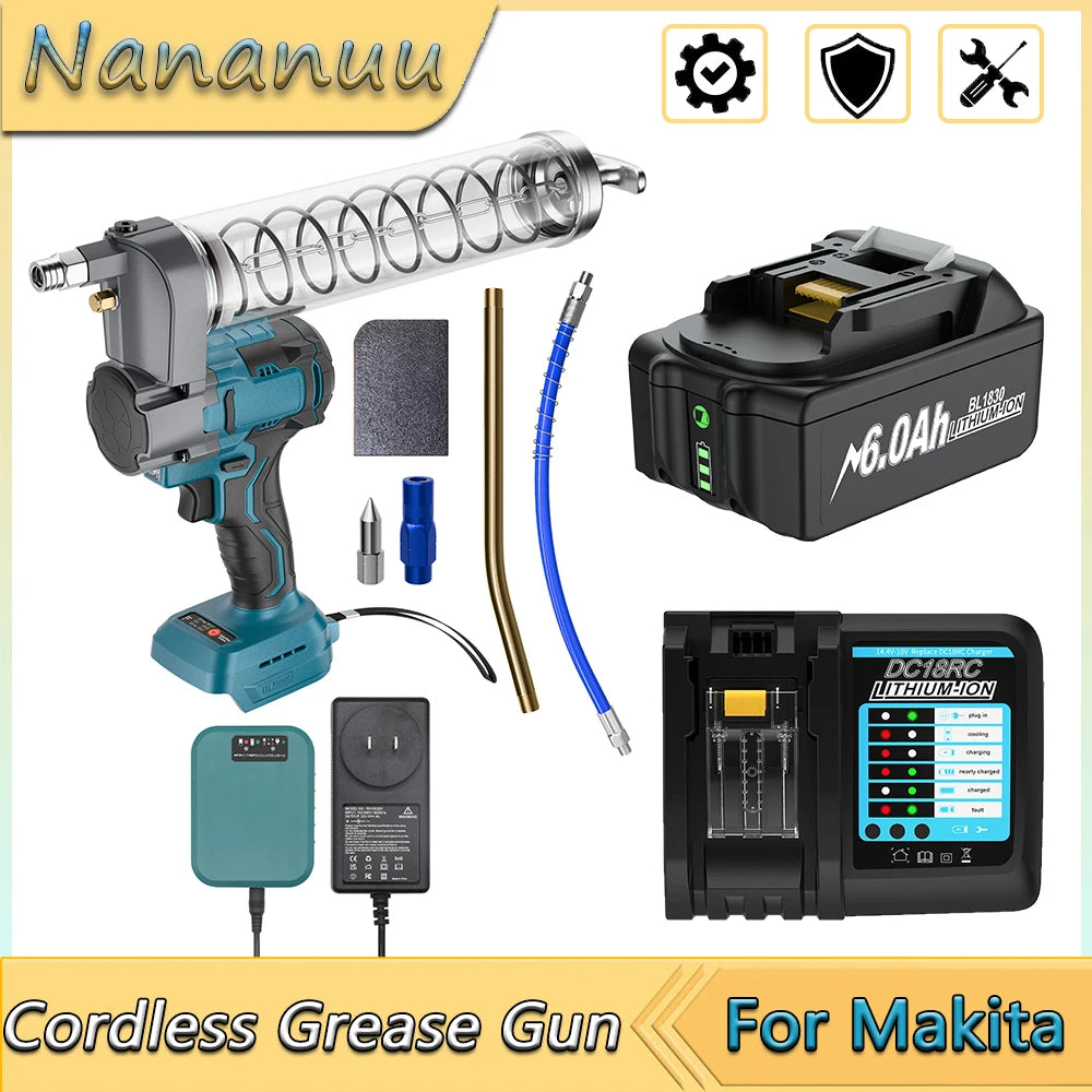 Nananuu Brushless Electric Grease Gun Wireless Fully Automatic