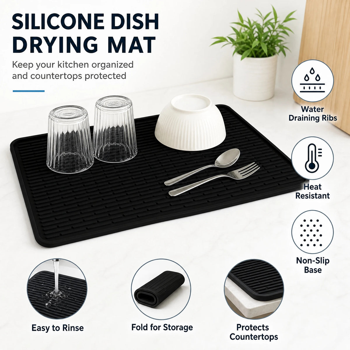 Thickened Stove Cover Silicone Stove Mat Oven Cover