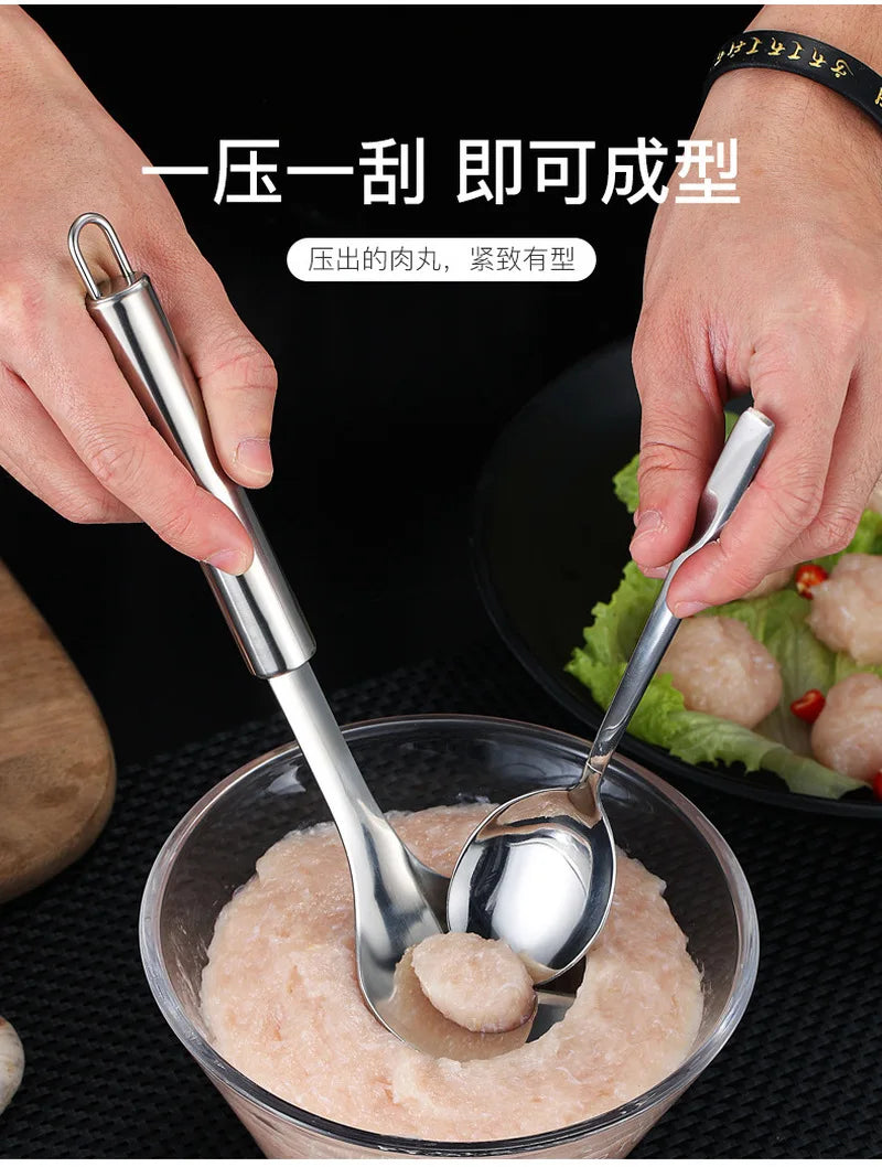 Meatball Maker Spoon Stainless Steel Non-Stick Creative Meatball