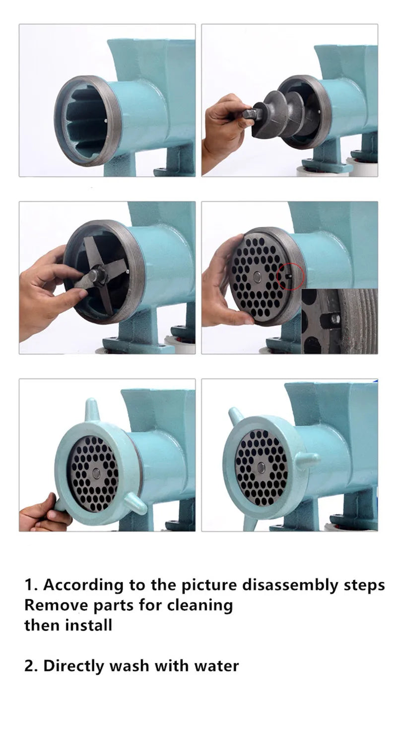 Electric Meat Grinder 3kw Desktop Mincer Minced Fish