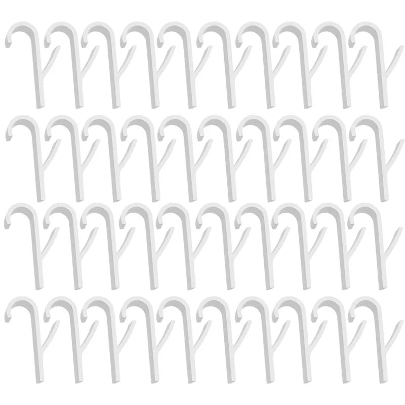 1/40pcs Bathroom Hanger Clips Heated Towel Radiator Rail