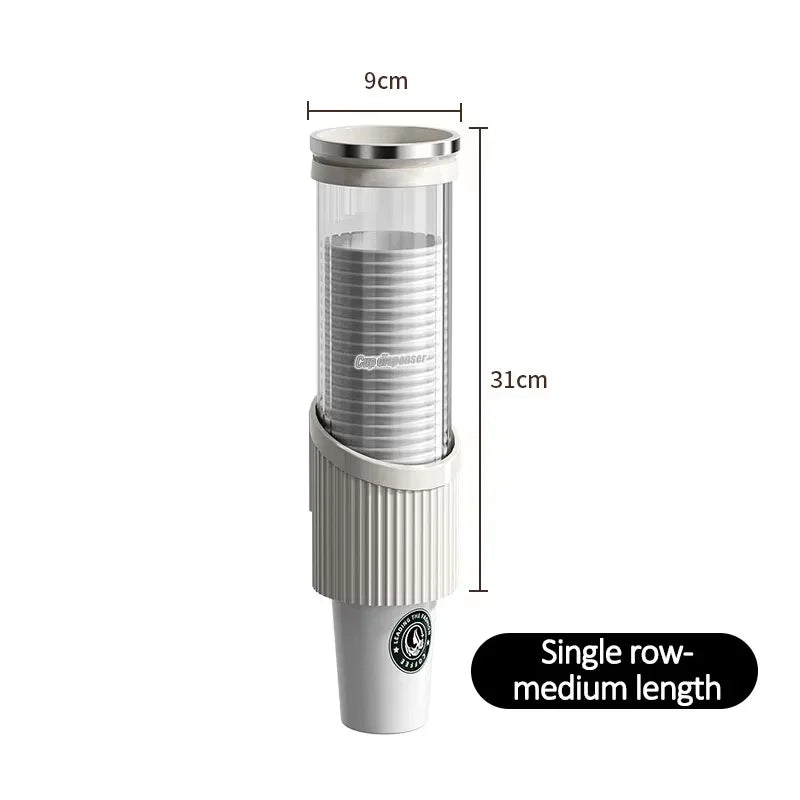 Wall Mounted Disposable Paper Cup Holder Water Dispenser
