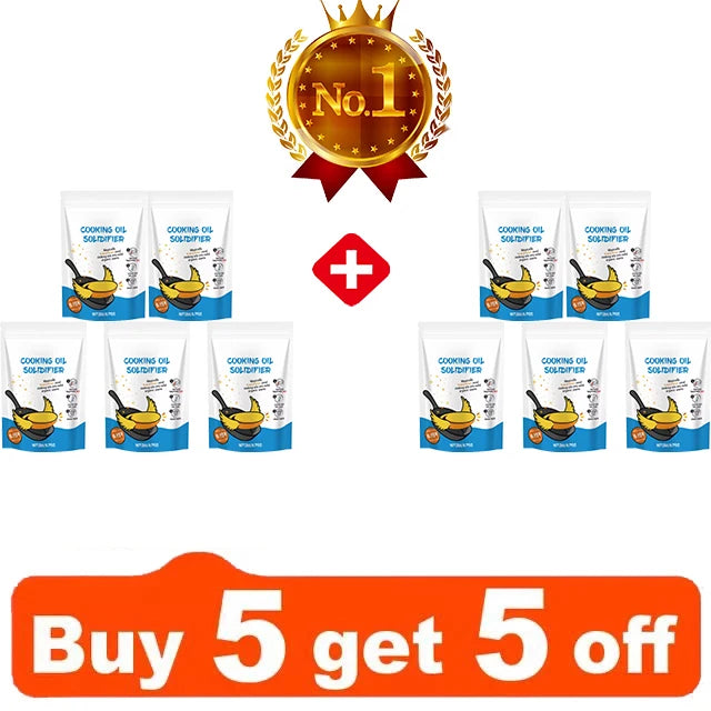 Natural Cooking Oil Solidifier Powder Grease & Fry