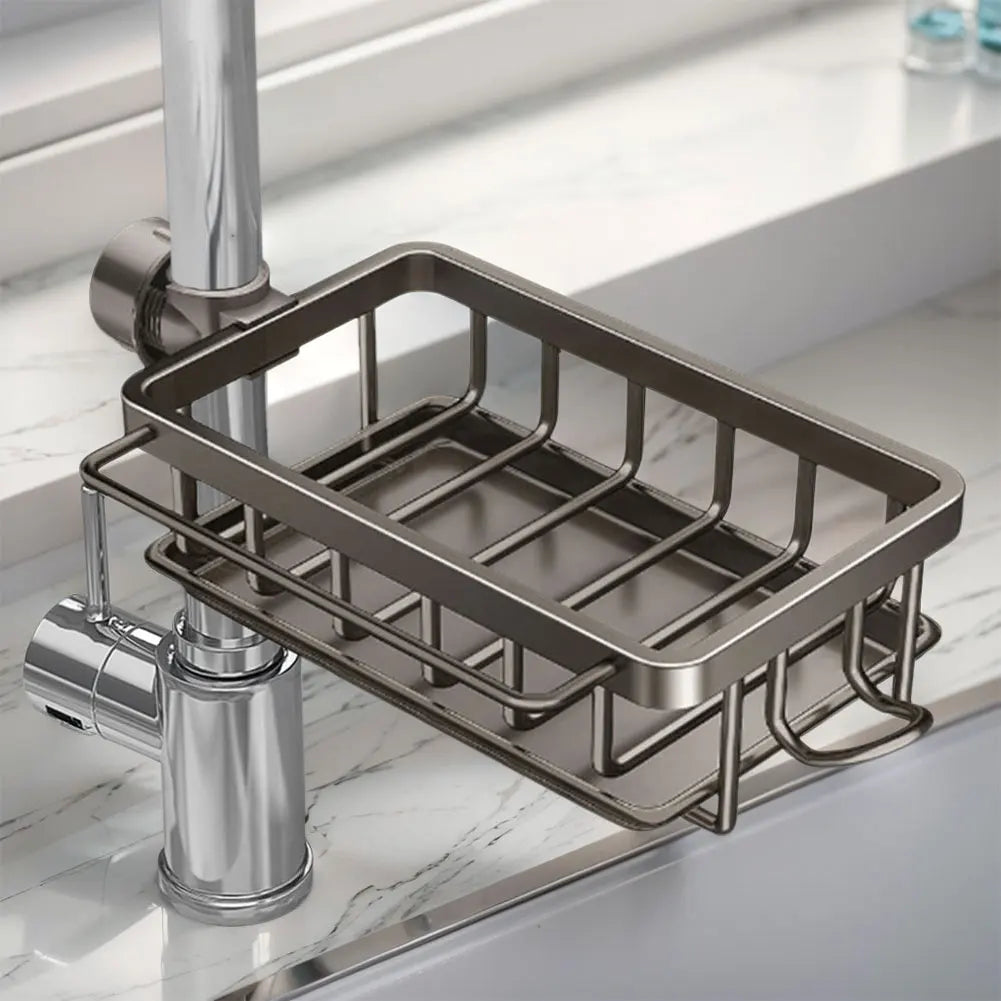 Sink Faucet Organizer Detachable Over Faucet Sink Caddy