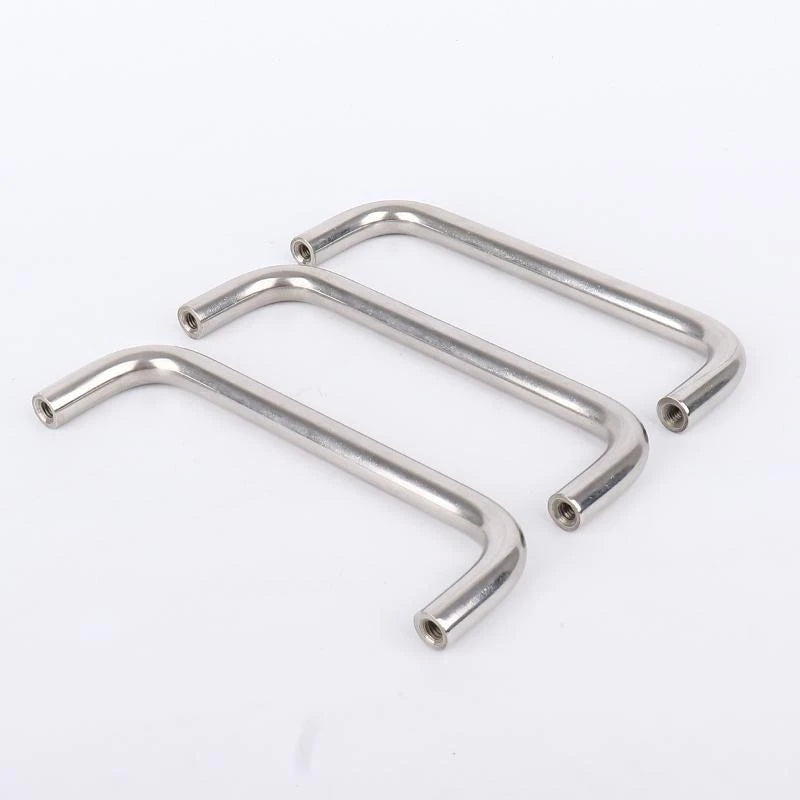 M4m5m6m8 Door Silver Cabinet Storage Handle Pull Solid