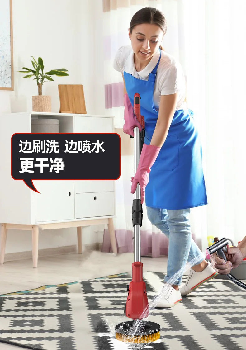 Electric Floor Cleaning Machine Patio Stone Brush Moss