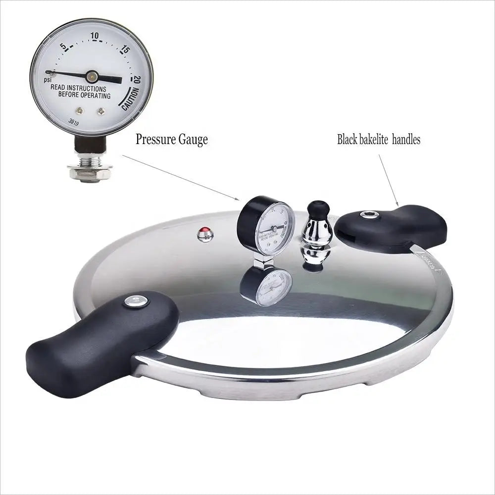 23qt Aluminum Pressure Cooker & Canner 105kpa Induction