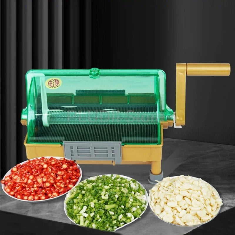 Food Chopper Chili Green Onion Coriander Garlic Hand