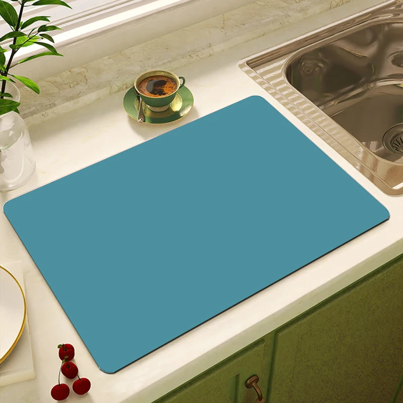 Solid Color Printing Super Absorbent Large Absorbent Mat