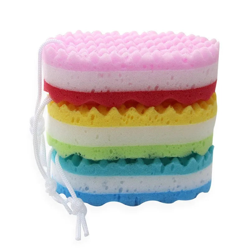 Three-Layer Seaweed Sponge Bath Sponge Adults Bath Ball
