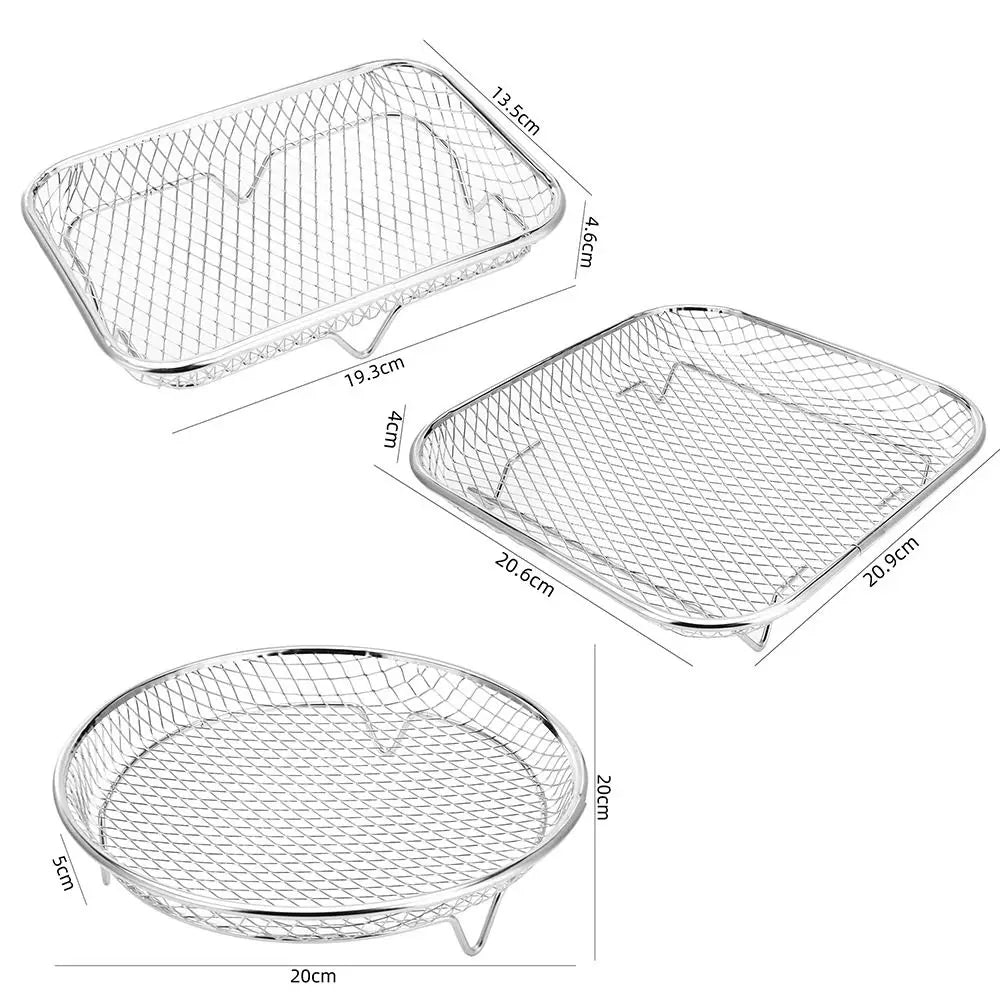 High Quality Stackable Air Fryer Rack Non-Stick Stainless