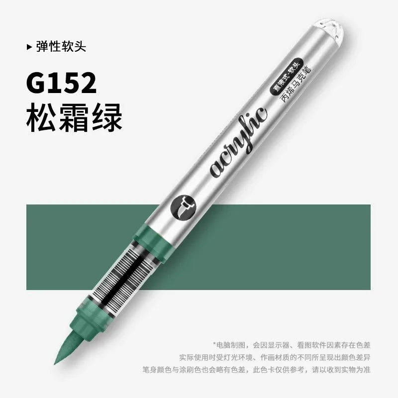 Grasp 120/1 Colors Acrylic Markers Brush Pens Fabric