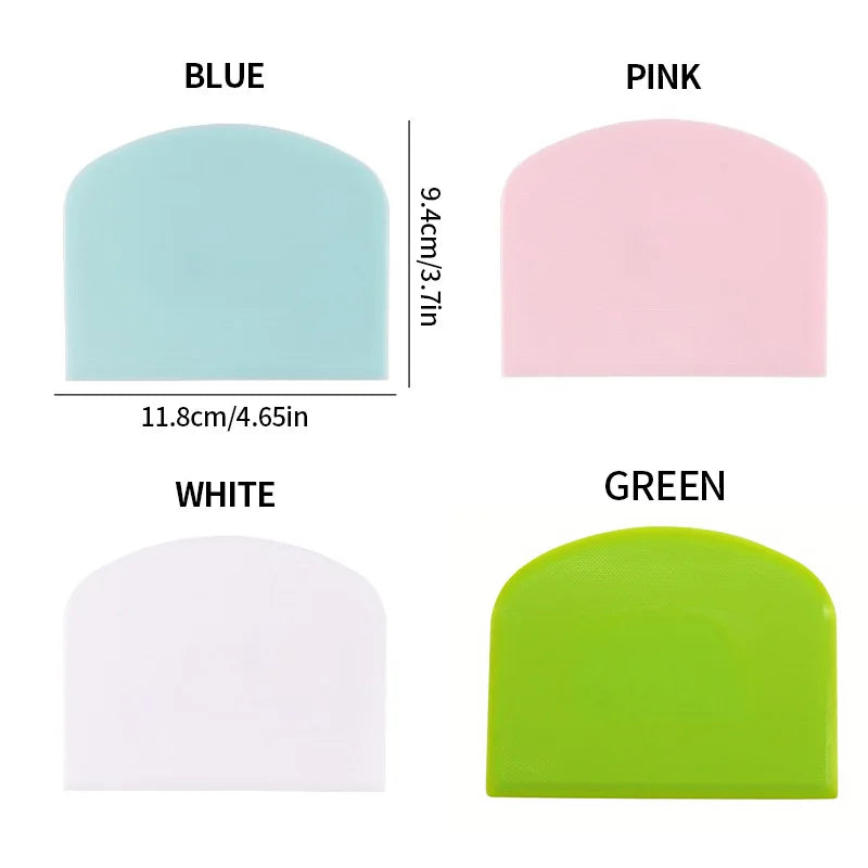 Plastic Cake Cream Spatula Dough Knife Smooth Edged