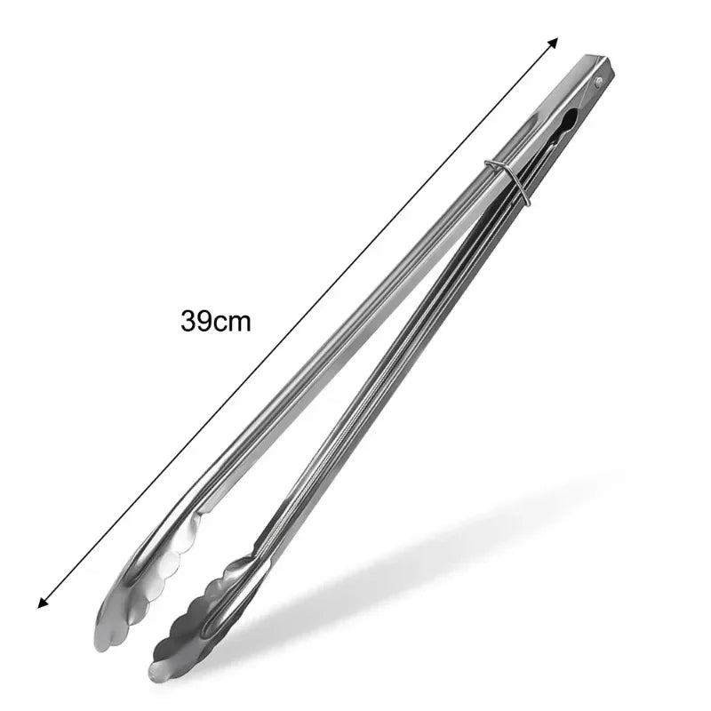 Stainless Steel Food Tongs Food Grade Meat Steak