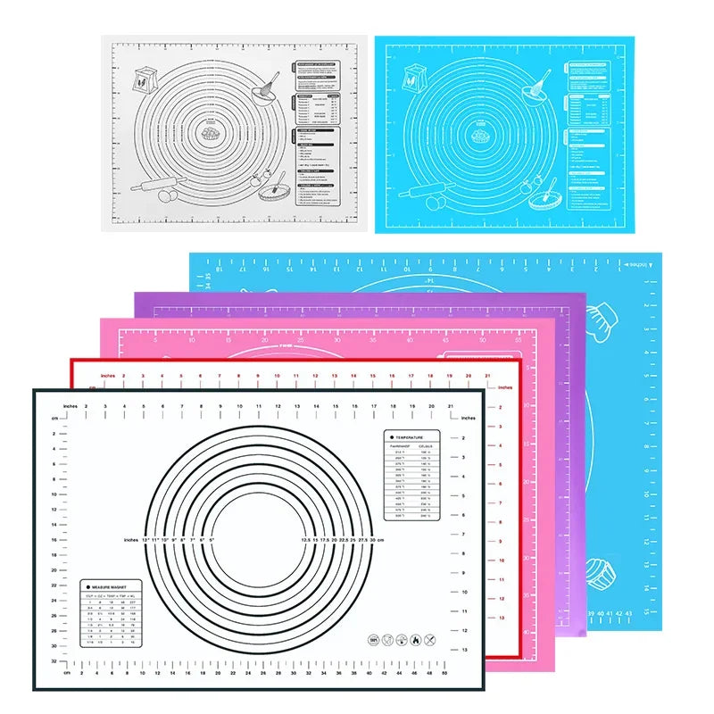 60 46cm Silicone Pastry Mat Extra Thick Non