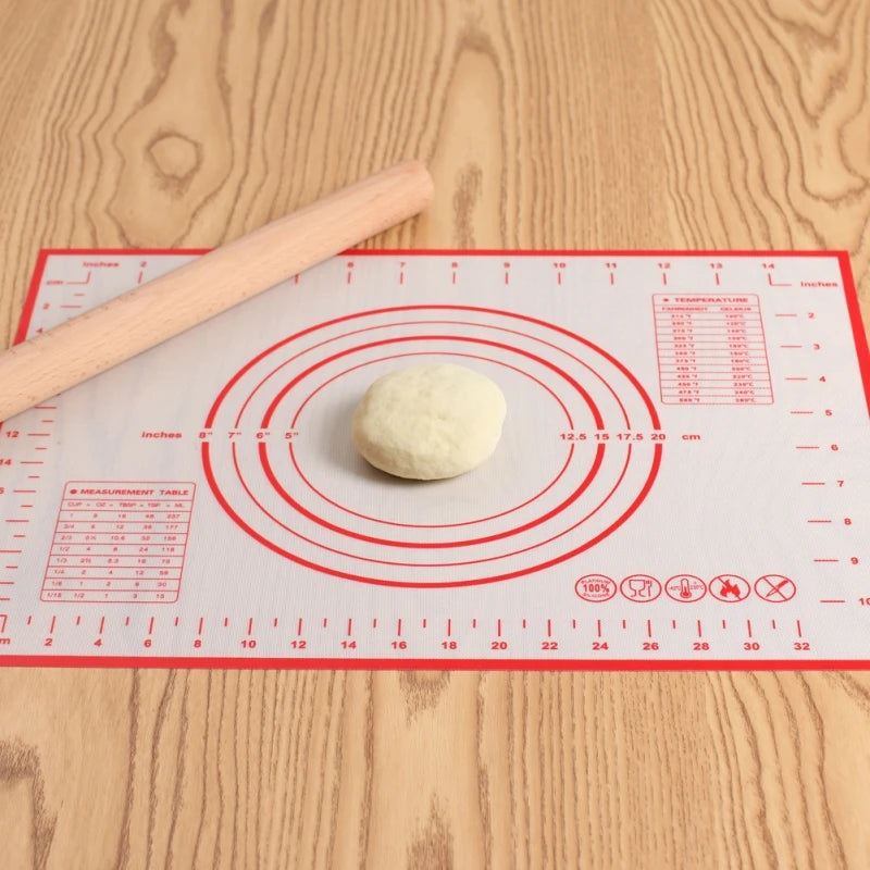 Silicone Baking Mat Pad Baking Sheet Pizza Dough