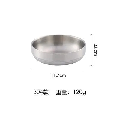 Korean 304 Stainless Steel Sauce Dish Small Dish