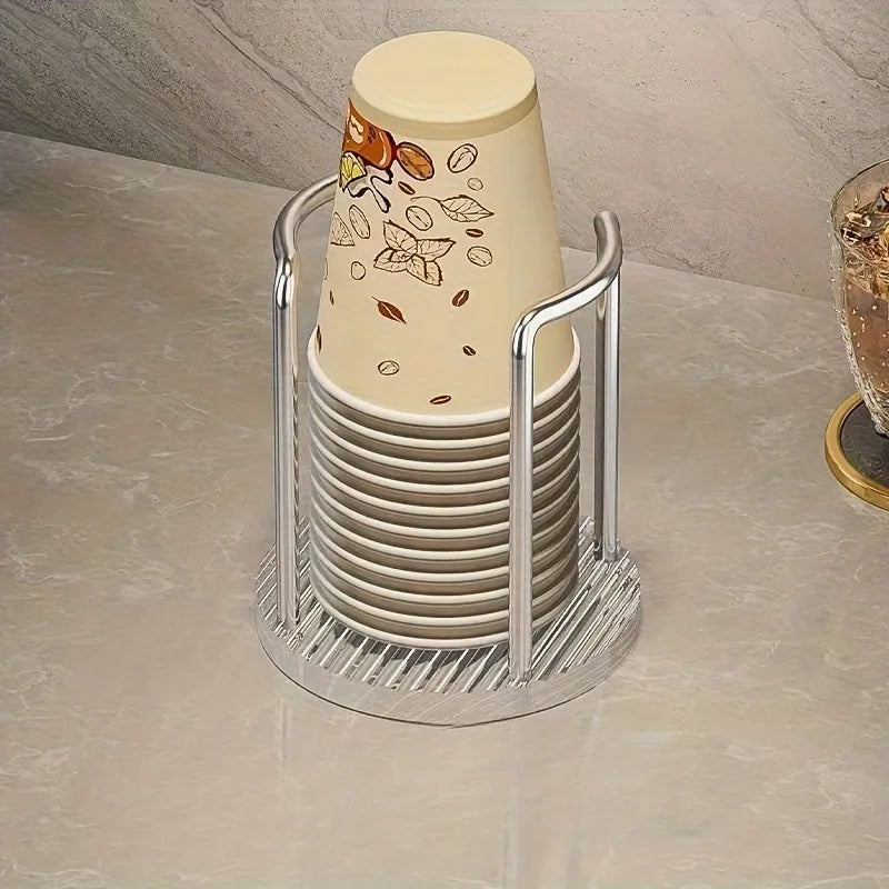 Disposable Cup Storage Holder Luxury Cup Dispenser Rack