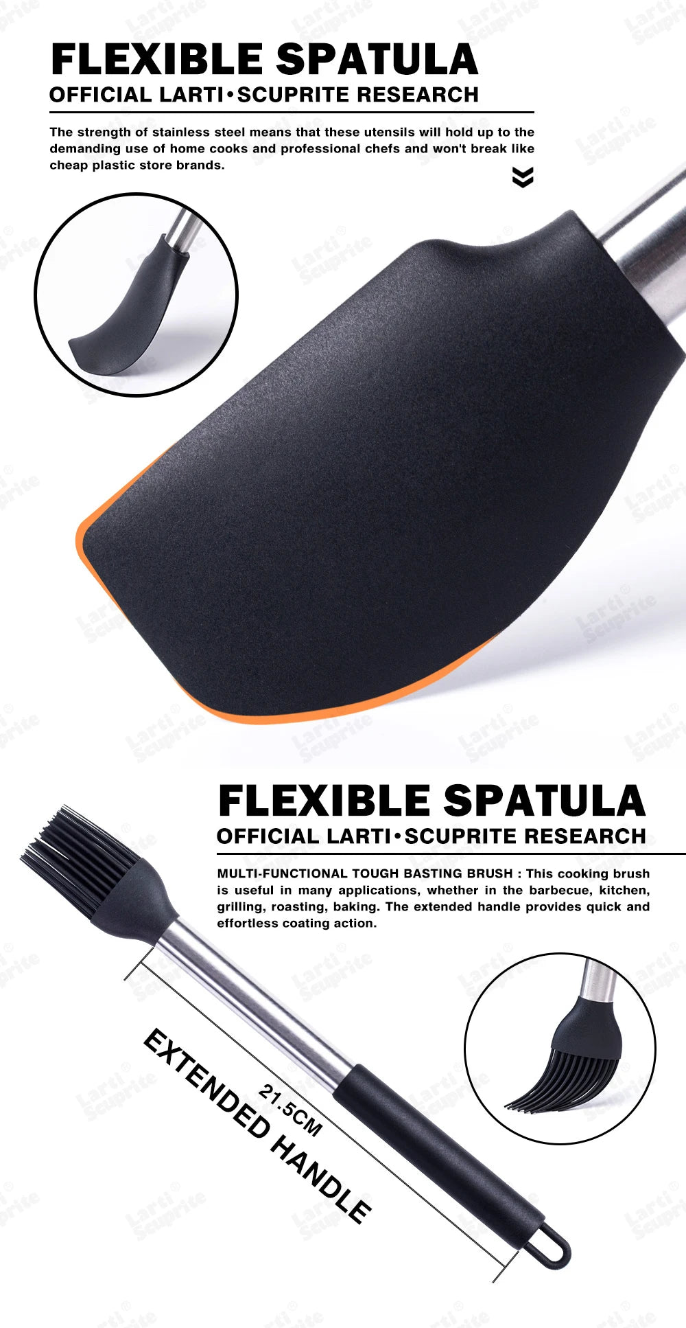 Quality Silicone Utensils Cooking Non Stick Kitchenware Heat