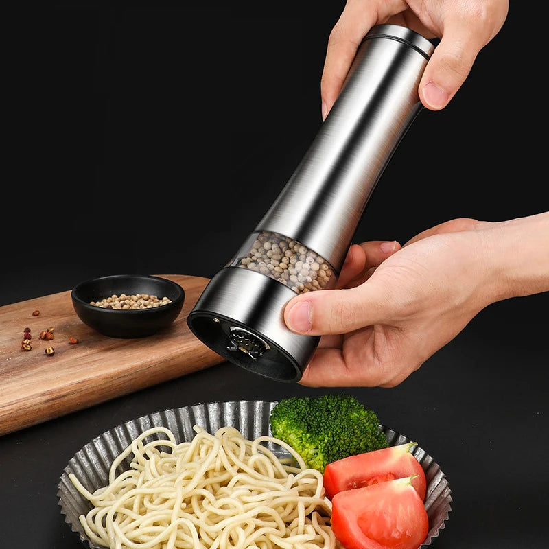 Stainless Steel Salt Pepper Grinders Bottle Spice Jar