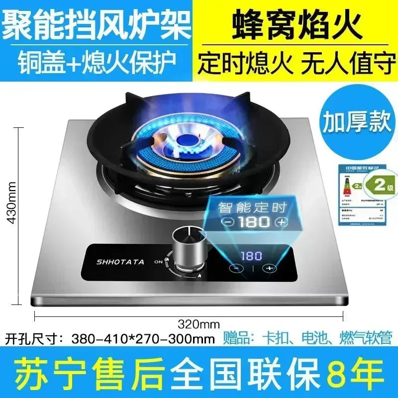 Built-In Kitchens Cookers Gas Stove Stove Stainless Steel