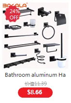Matte Black Hook Towel Rack 304 Stainless Steel