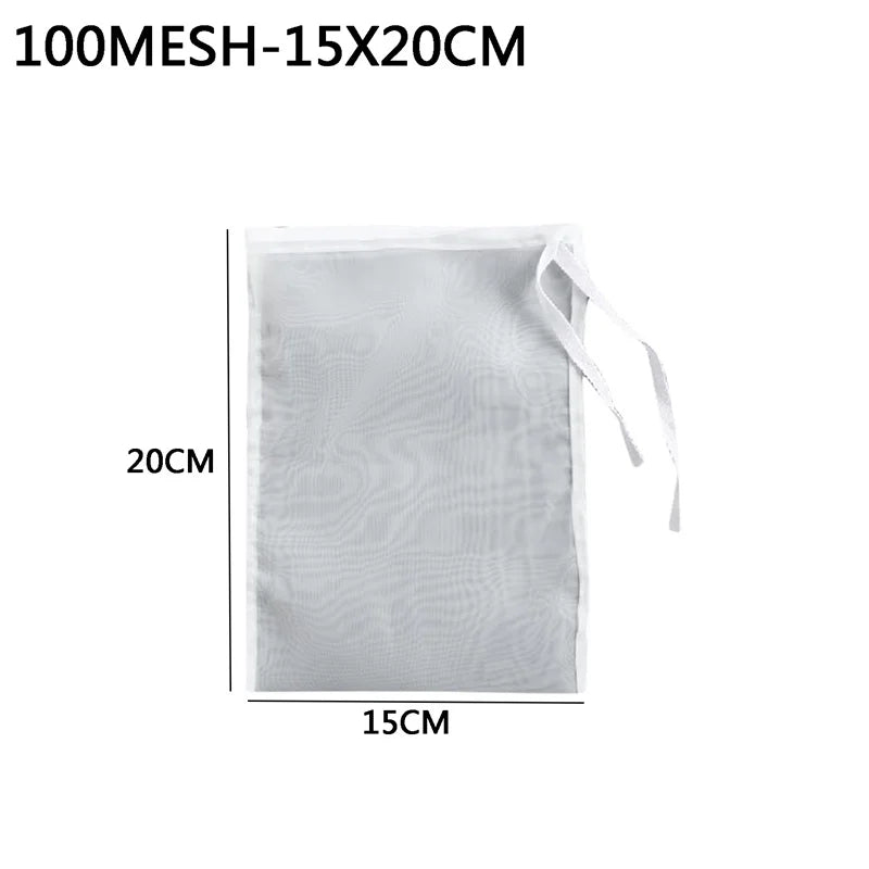 Nylon Filter Bags Vegetable Milk Strainer Sieve Drain