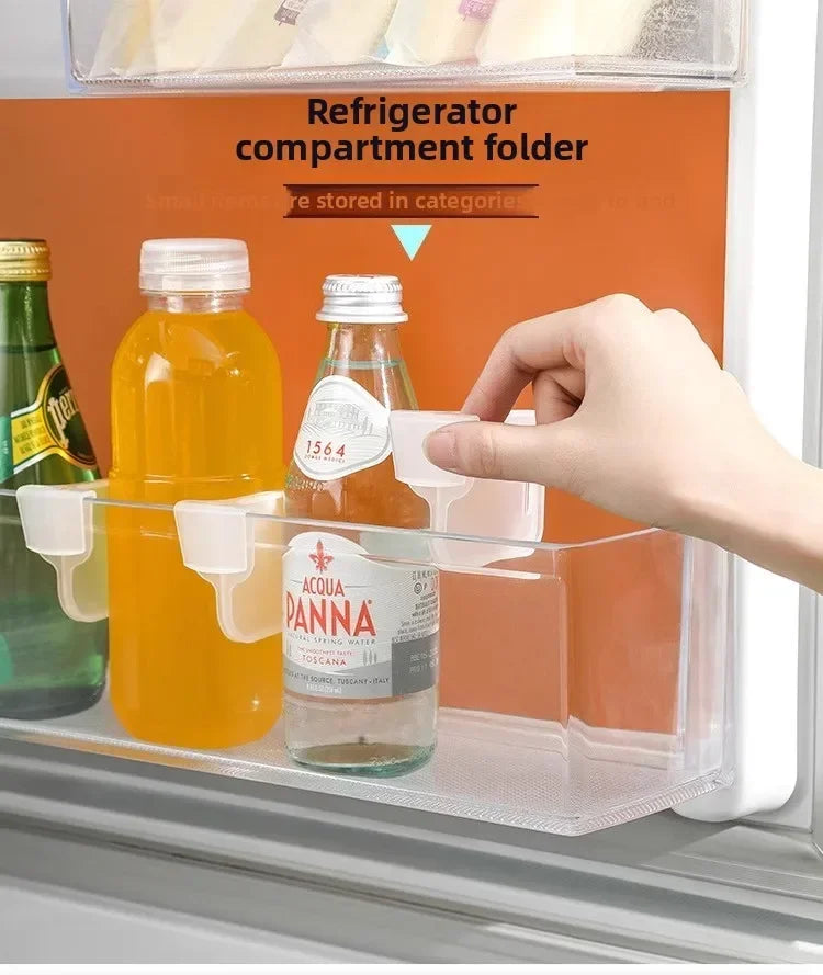 Efficient Refrigerator Organizer Shelf Storage Dividers Eggs