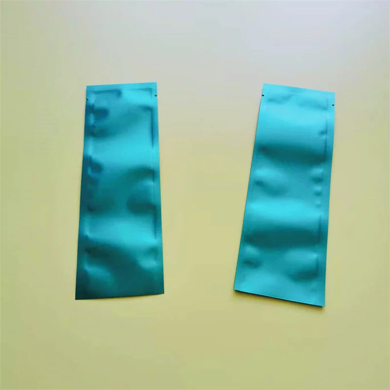 100pc Small Heat Sealable Foil Bags Colors Mylar