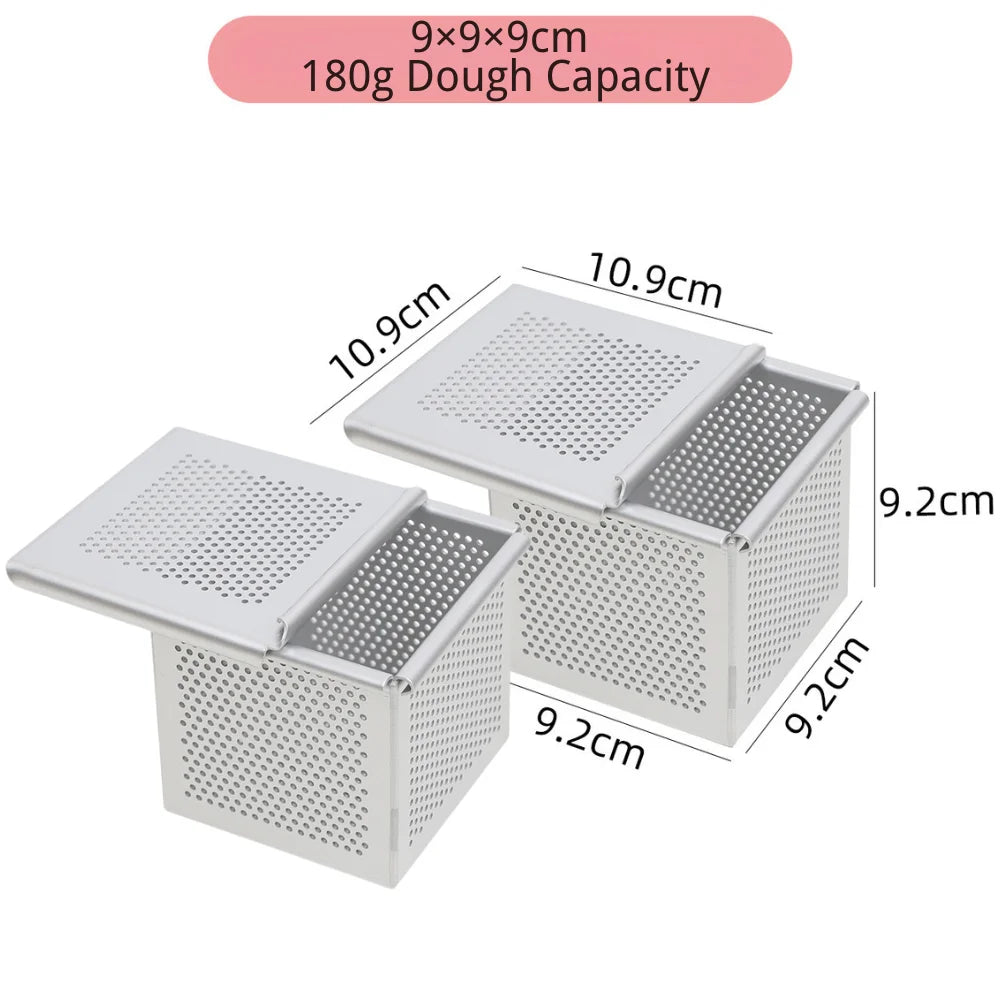 Mini Toast Box Croissant Cube Mold Mini Pullman