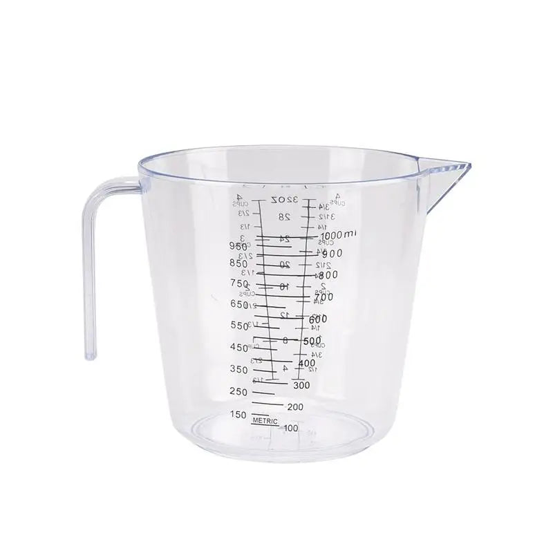 150/300/600/1000ml Baking Liquid Measuring Cups Scale Cup Plastic