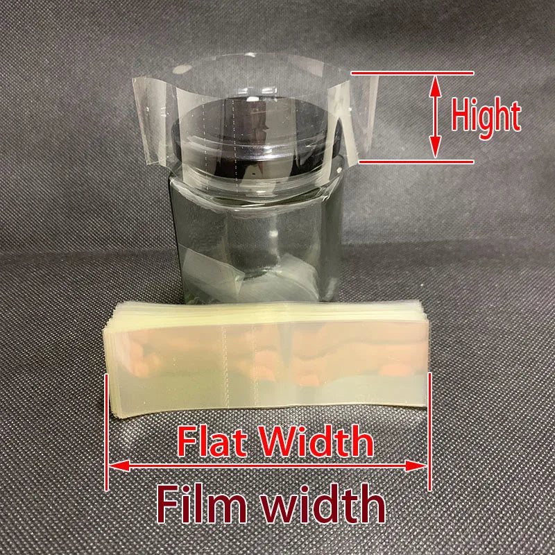 400pcs Bottle Mouth Heat Shrinkable Film Bottle Cap