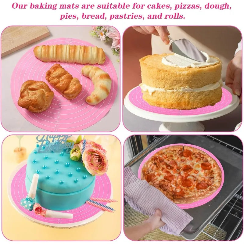 Silicone Cake Mat 12 Inch Round Silicone Mat