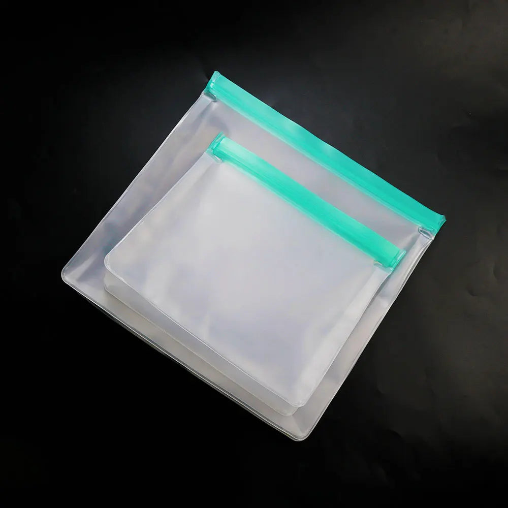 Silicone World Reusable Peva Food Bag Freezer Stand