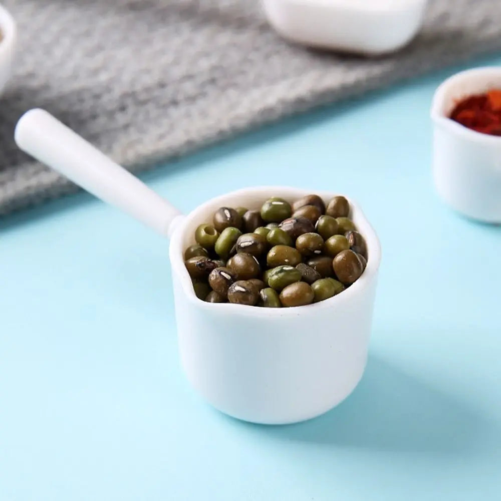 2pcs Durable Measuring Spoon Transparent Salt Washing Powder