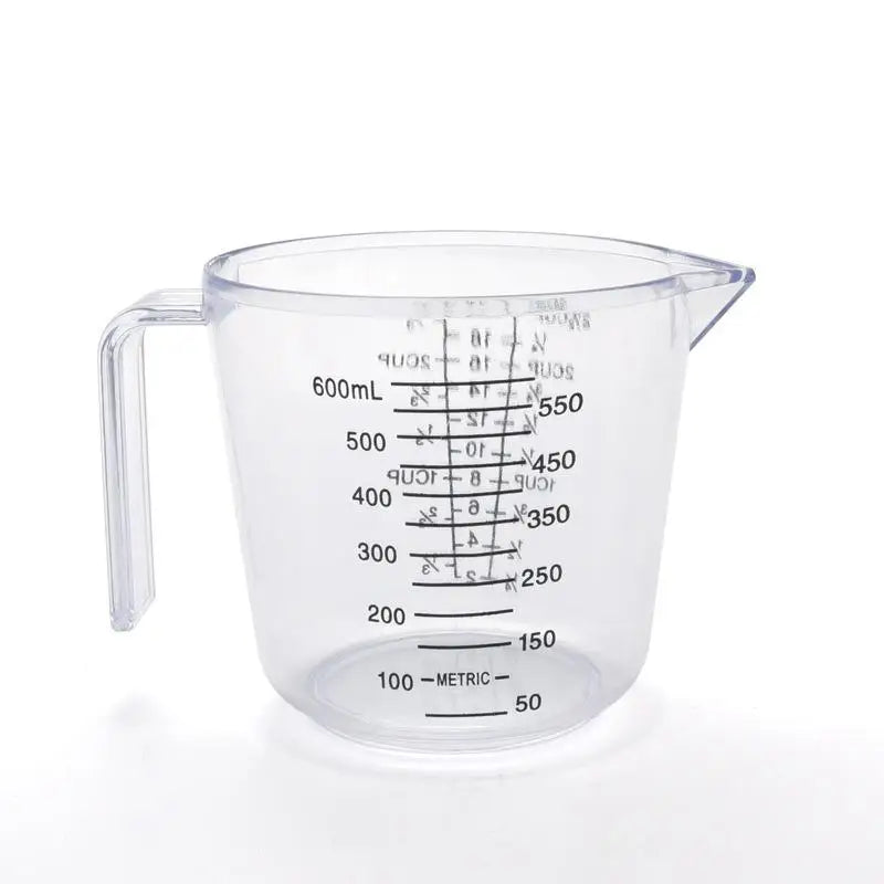 150/300/600/1000ml Baking Liquid Measuring Cups Scale Cup Plastic