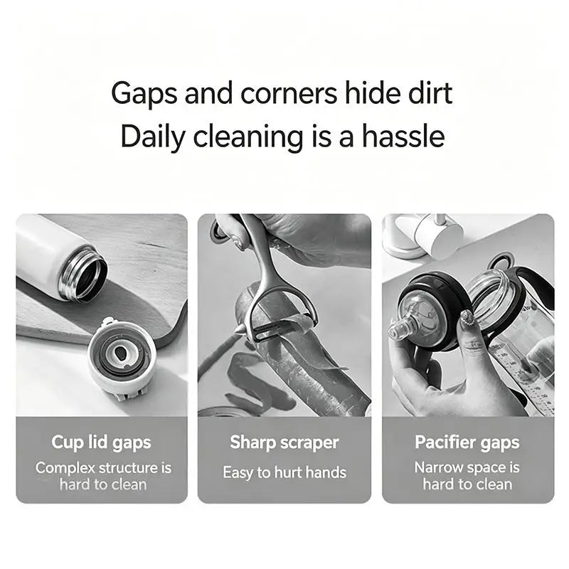 In Cup Brush Comprehensive Cleaning Difficult Areas Daily