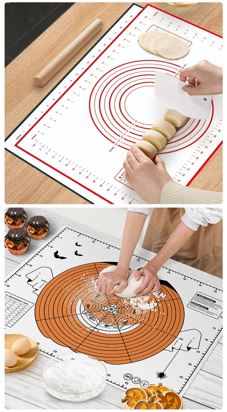 60 46cm Silicone Pastry Mat Extra Thick Non