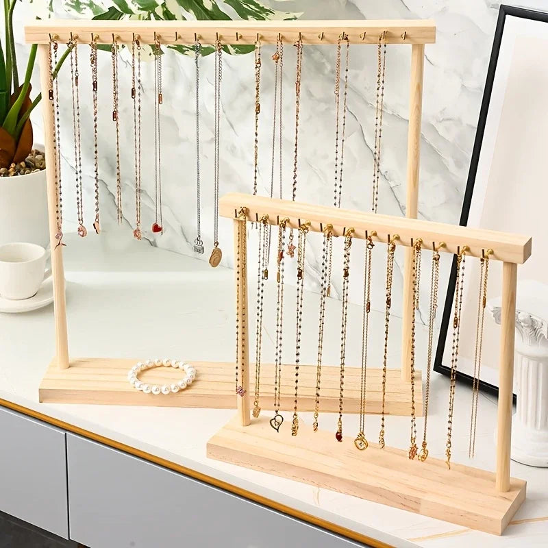 Chains Earrings Bracelets Showcase Storage Rack Jewelry Organizer