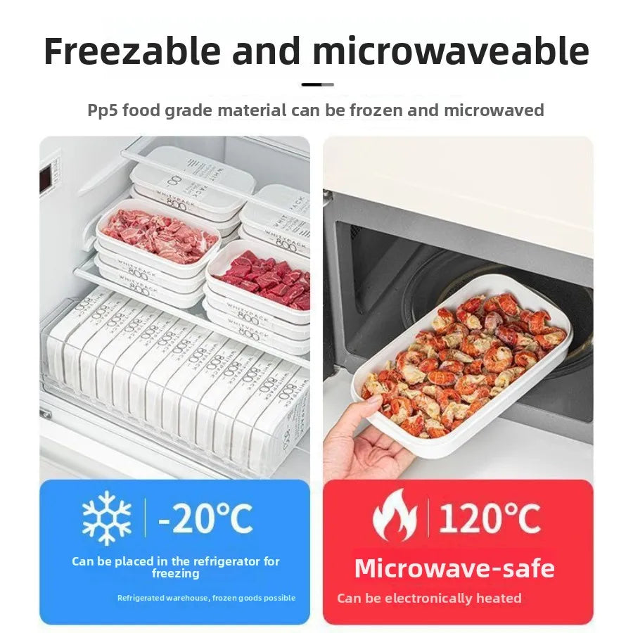 Food - Grade Meat Freezer Containers Weekly Meal