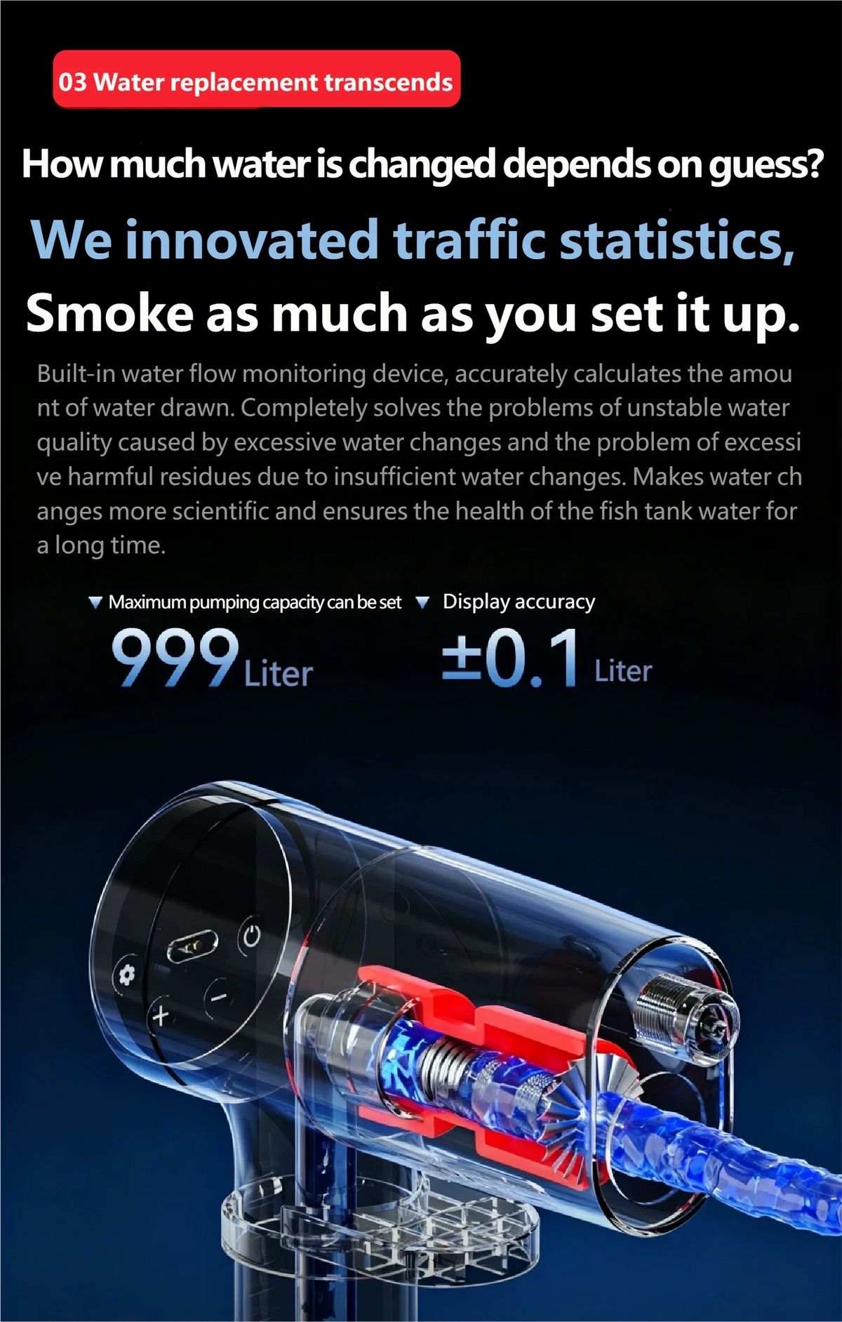 Rechargeable Electric Aquarium Water Changer Gravel Cleaning Pump