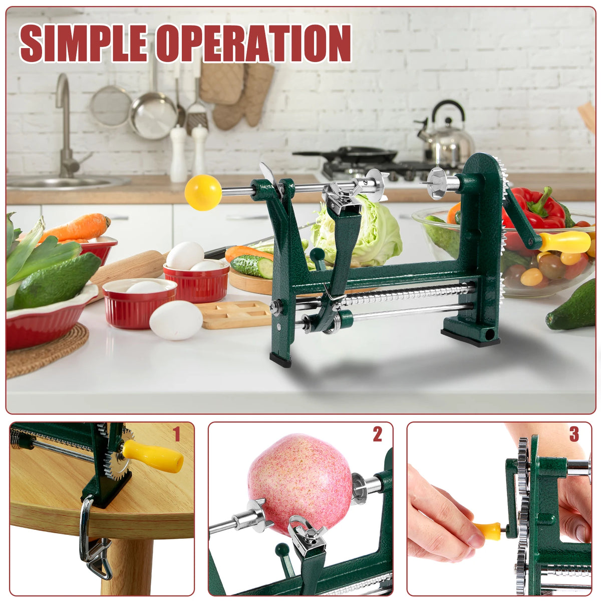 Stainless Steel Fruit Vegatable Peeler 3in1 Slicer Corer