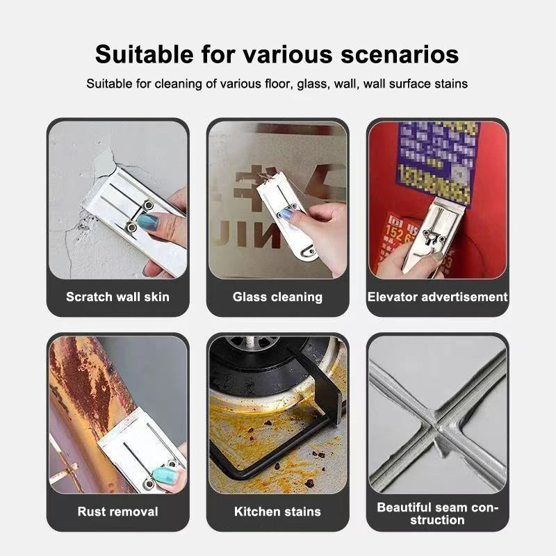 Stainless Steel Cleaning Scraper Removal Scraper Ceramic Tile