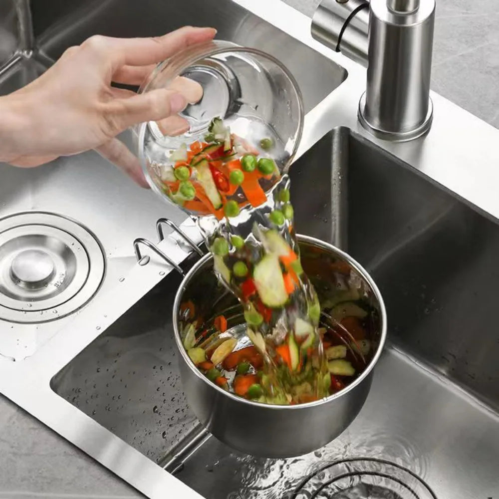 Helper Sink Drain Basket Hanging Type Storage Drying