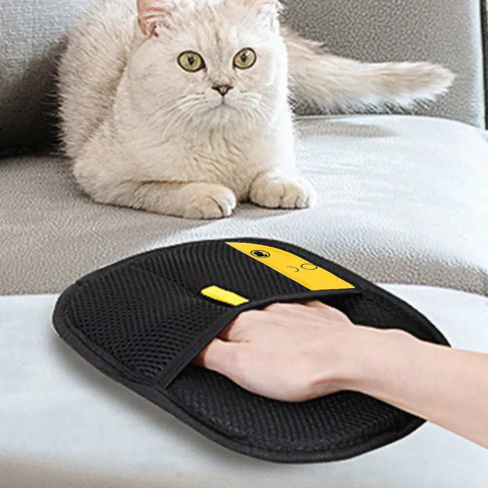 Pet Hair Remover Mitt Pet Grooming Gloves Deshedding