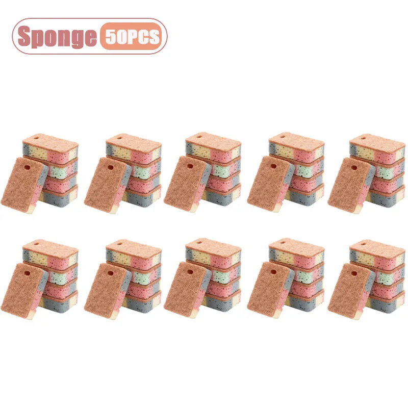 Dual Sided Dish Sponge Colorful Cellulose Sponges Utensil