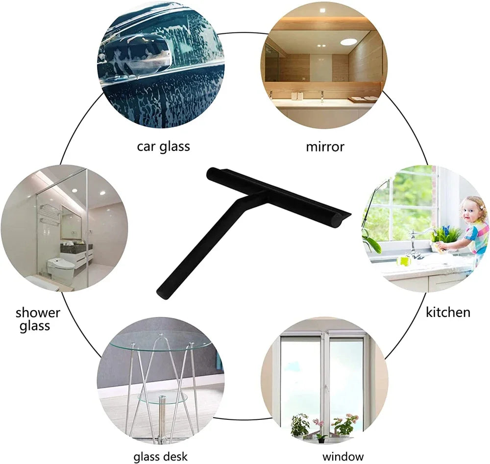 Shower Squeegee Glass Door Shower Wall Scraper Cleaner