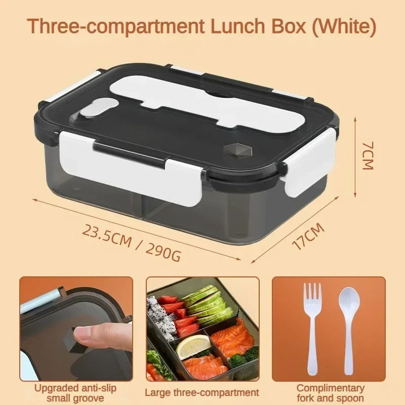 Compartment 1500ml Lunch Box Kids Students Office Bento